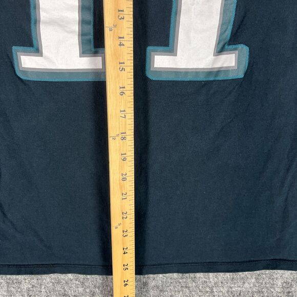 Philadelphia Eagles Shirt Medium Mens Football NFL Wentz Athletic Cut Nike - Picture 7 of 9